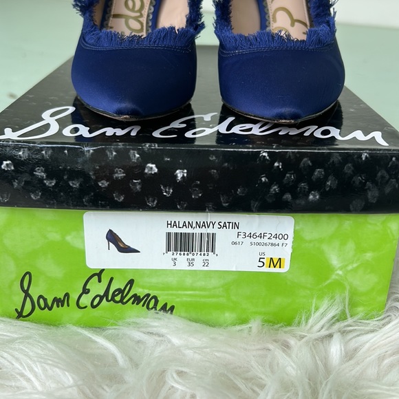 Sam Edelman Halan Satin Fringe Shoe - Picture 11 of 12